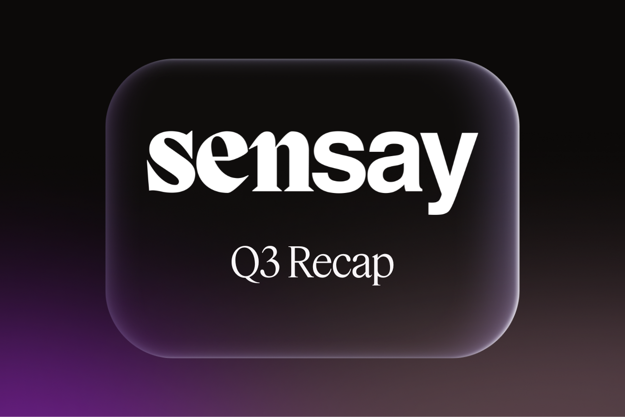 Sensay Q3 Recap